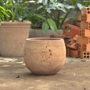 Trứng tròn giả cổ, D21xC20 cm